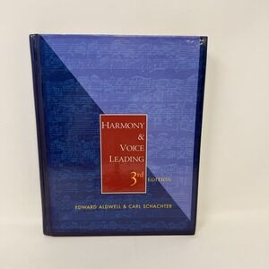 Harmony and Voice Leading Hardcover Carl, Aldwell, Edward Schacht